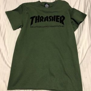 Thrasher T-Shirt Olive Green